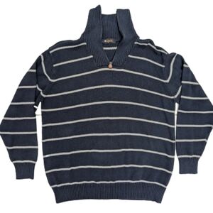 Gundi navy striped dad sweater